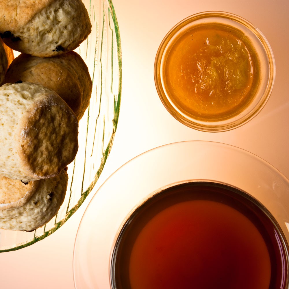 Scones, Orangenmarmelade & mein Earl Grey