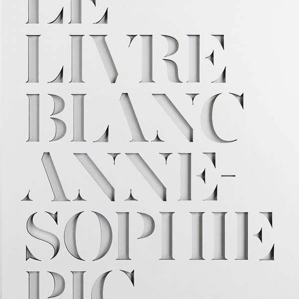 Anne- Sophie Pic | "Le Livre Blanc"