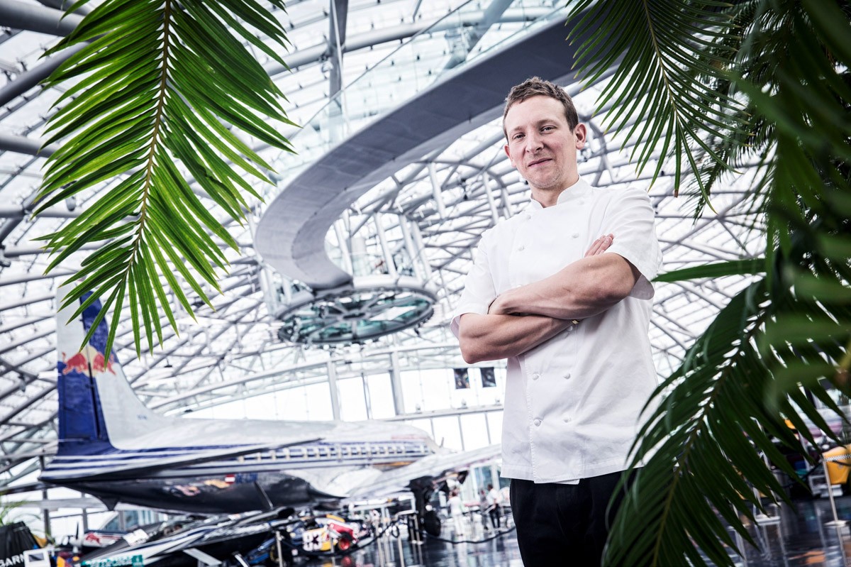 Ben Greeno als "Gastkoch" im Restaurant Ikarus · Hangar-7