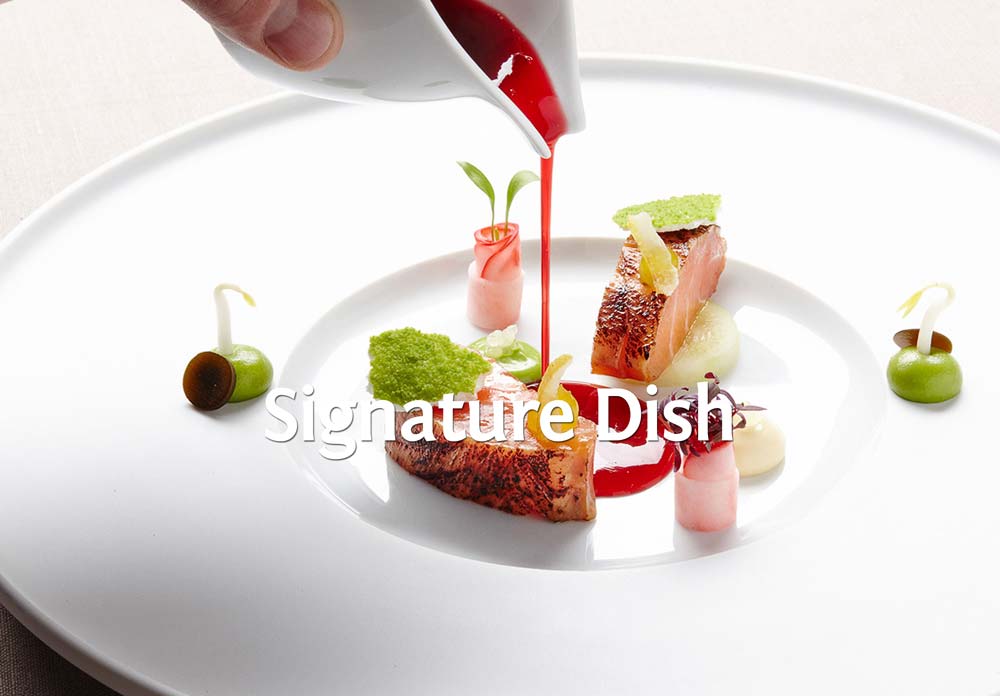 Ein Signature Dish von Jan Hartwig