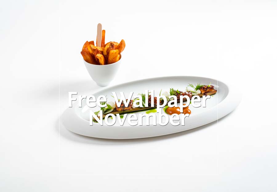 Free Wallpaper November • Ein Gericht von Hendrik Otto