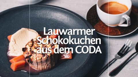 lauwarmer Schokokuchen