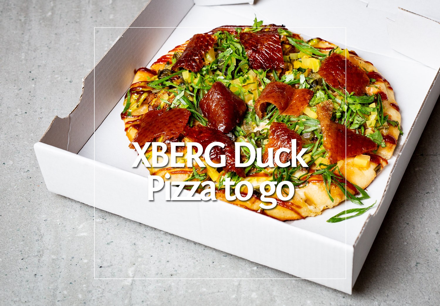 XBerg Duck Pizza aus dem Orania Restaurant