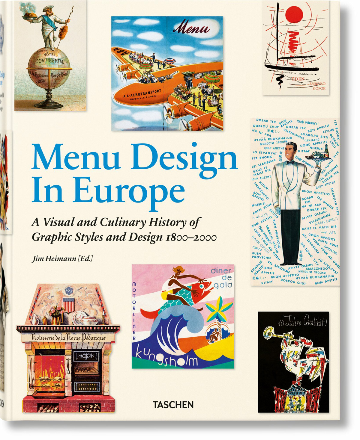 Menu Design in Europe vom TASCHEN Verlag